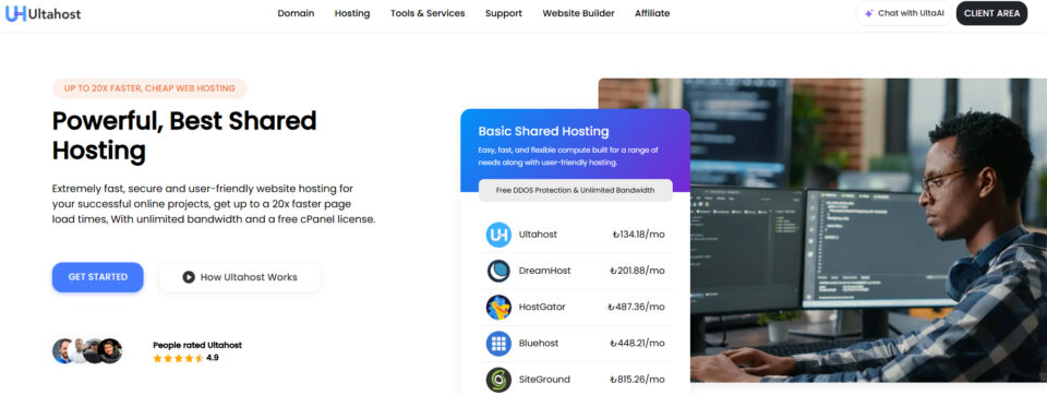 A UltaHost é muito mais do que uma empresa de hospedagem. É uma solução que atende às necessidades dos proprietários de negócios de hoje em dia. Quando se trata de desempenho e suporte, a hospedagem em servidor dedicado da UltaHost destaca-se em todos os aspetos. Veja porque ela é a escolha preferida de empreendedores que estão sempre em movimento. Servidor Dedicado da Ultahost Hospedagem de Servidor Dedicado da Ultahost é a Melhor Escolha para Empreendedores