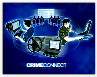 Web üzerinden suçluları takip eden entegre bir sistem. Diyelim bir arabayla kaçan suçlular kamera önünden geçiyor. Saniyeler içinde çekilen pozlar hemen karakter tanımlama programına geçiyor. Sonra plaka suç veritabanında sorgulanıyor. Ardından hemen o anda arabanın yeri bulunuyor. Bunun gibi bir çok şey. İlginç bir site gezin derim. Crime Connect