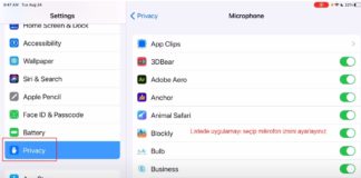 ipad mikrofon camera