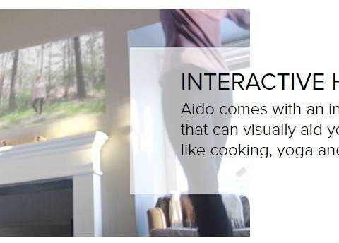www.aidorobot.com interaktif projeksiyon